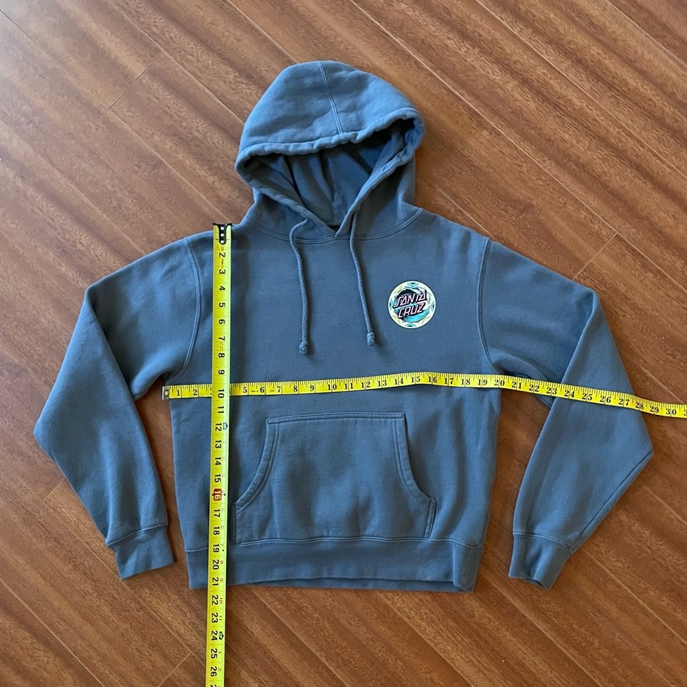 Santa Cruz Gray Skate Hoodie - Size M - Picture 3 of 10